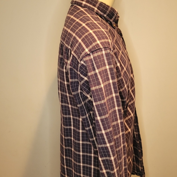 Woolrich Flannel Size XL Blue - Picture 4 of 6